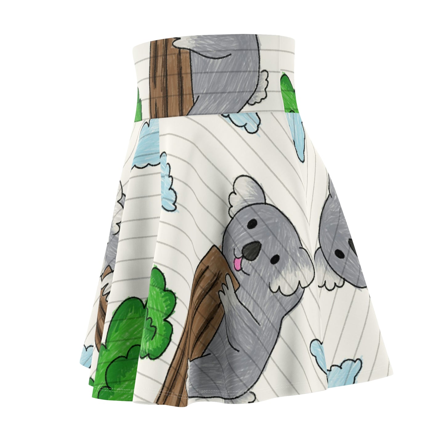 Falda skater para mujer Koala Bear Animal Tree Climber 