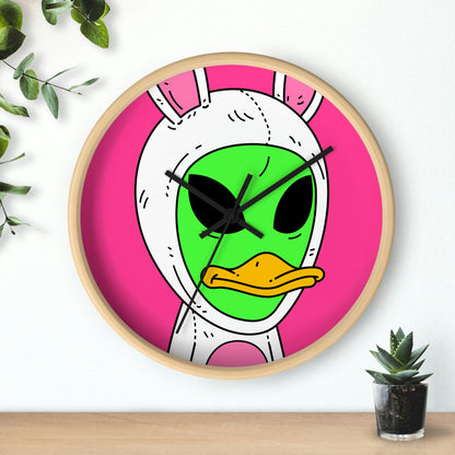 Duck Bunny Alien Wall clock