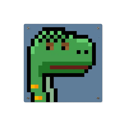 Dinosaur Dino Pixel Acrylic Wall Art Panels