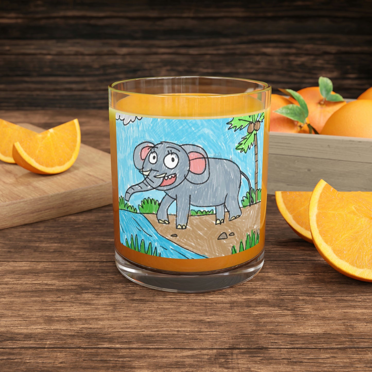 Elefante Elephant King Safari Animal Bar Glass