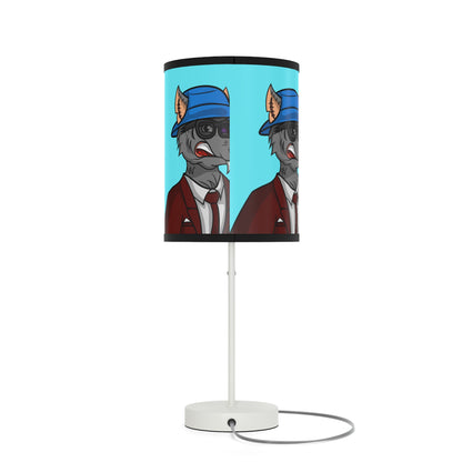 Maroon Suit Business Werewolf Lamp on a Stand, US|CA plug