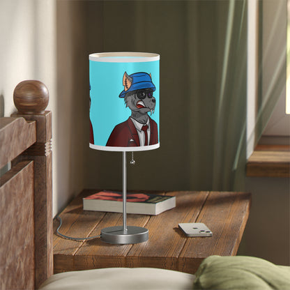 Maroon Suit Business Werewolf Lamp on a Stand, US|CA plug