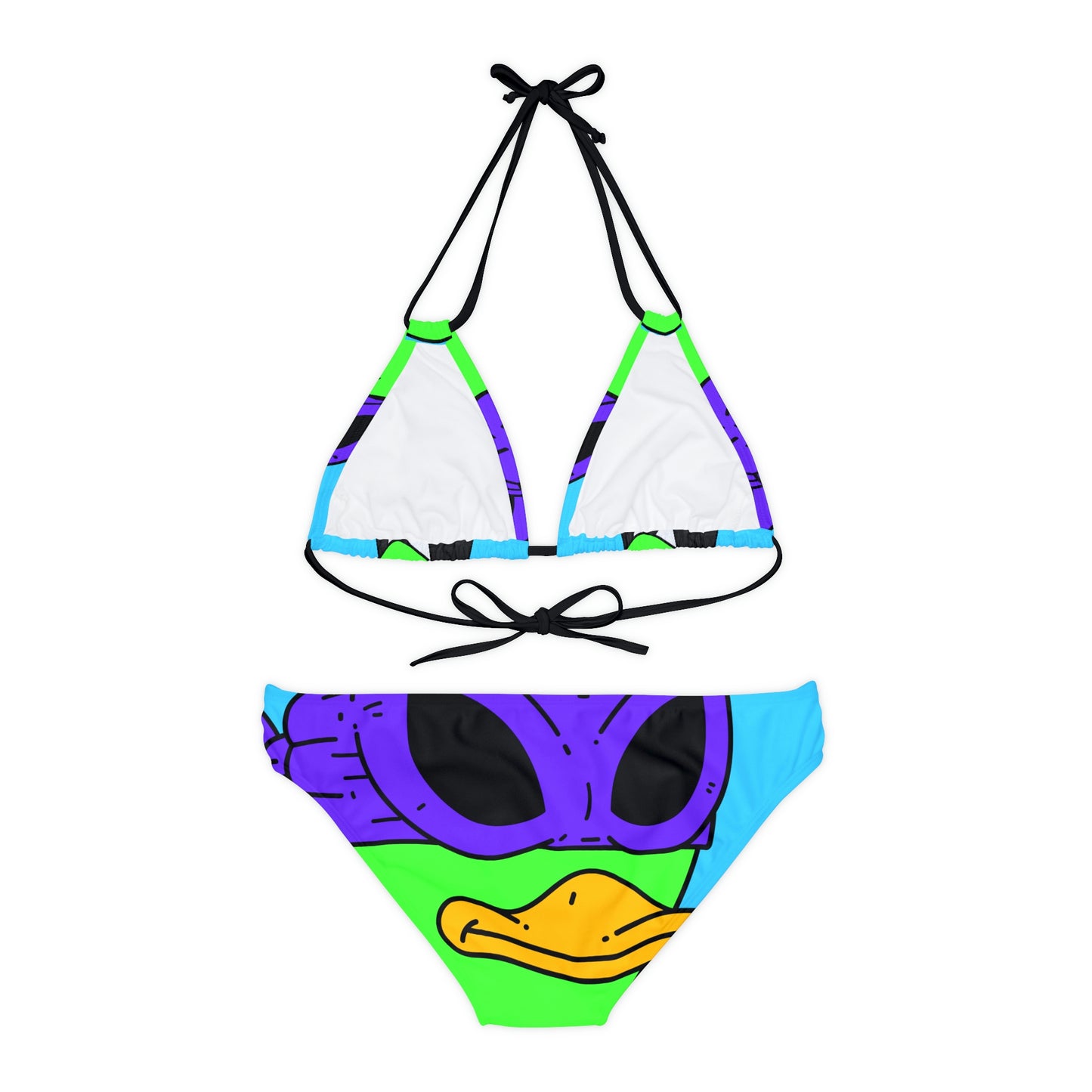 Visitor 751 Alien Strappy Bikini Set