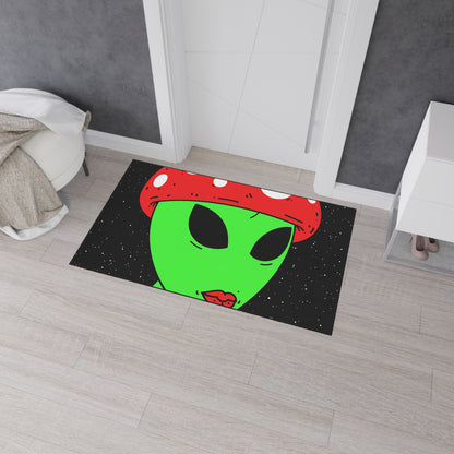 Mushroom Galaxy Alien Star Heavy Duty Floor Mat