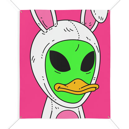 Duck Bunny Alien Matte Banner