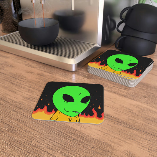 Fire Alien Species Sci Fi Coasters (50, 100 pcs)