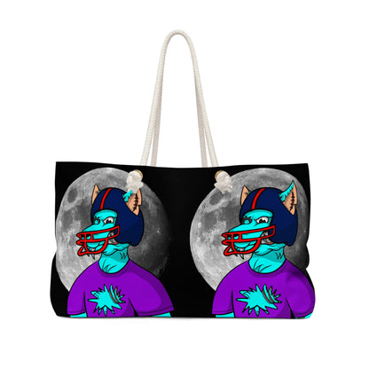 Foot Ball Full Moon American Werewolve Wolf Cyborg Weekender Bag