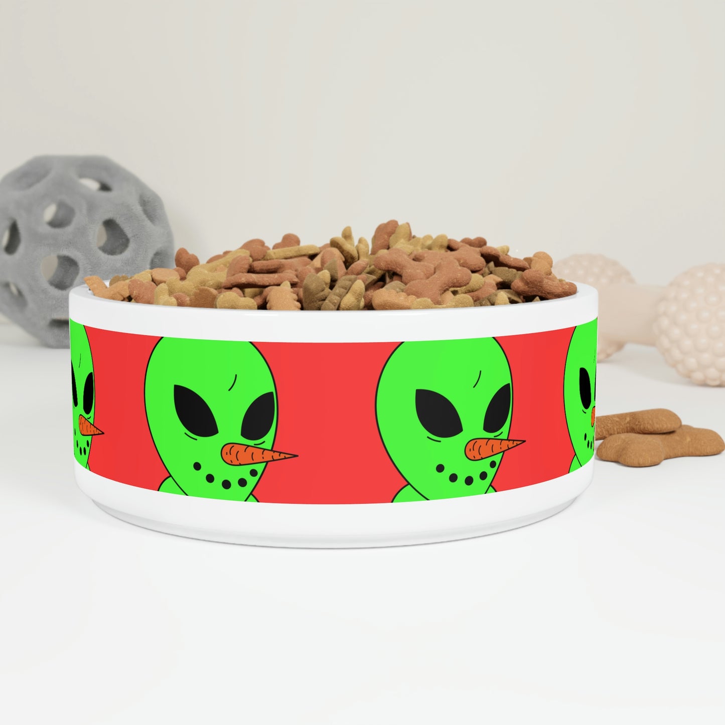 Veggie Visi Alien Vegetable Visitor Pet Bowl