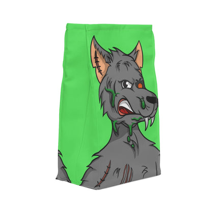 Wolf Grey Cyborg Animal Werewolve Polyester Lunch Bag