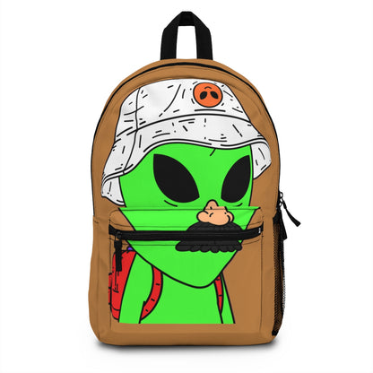 The Visitor Green Alien Space Traveler Backpack - Visitor751