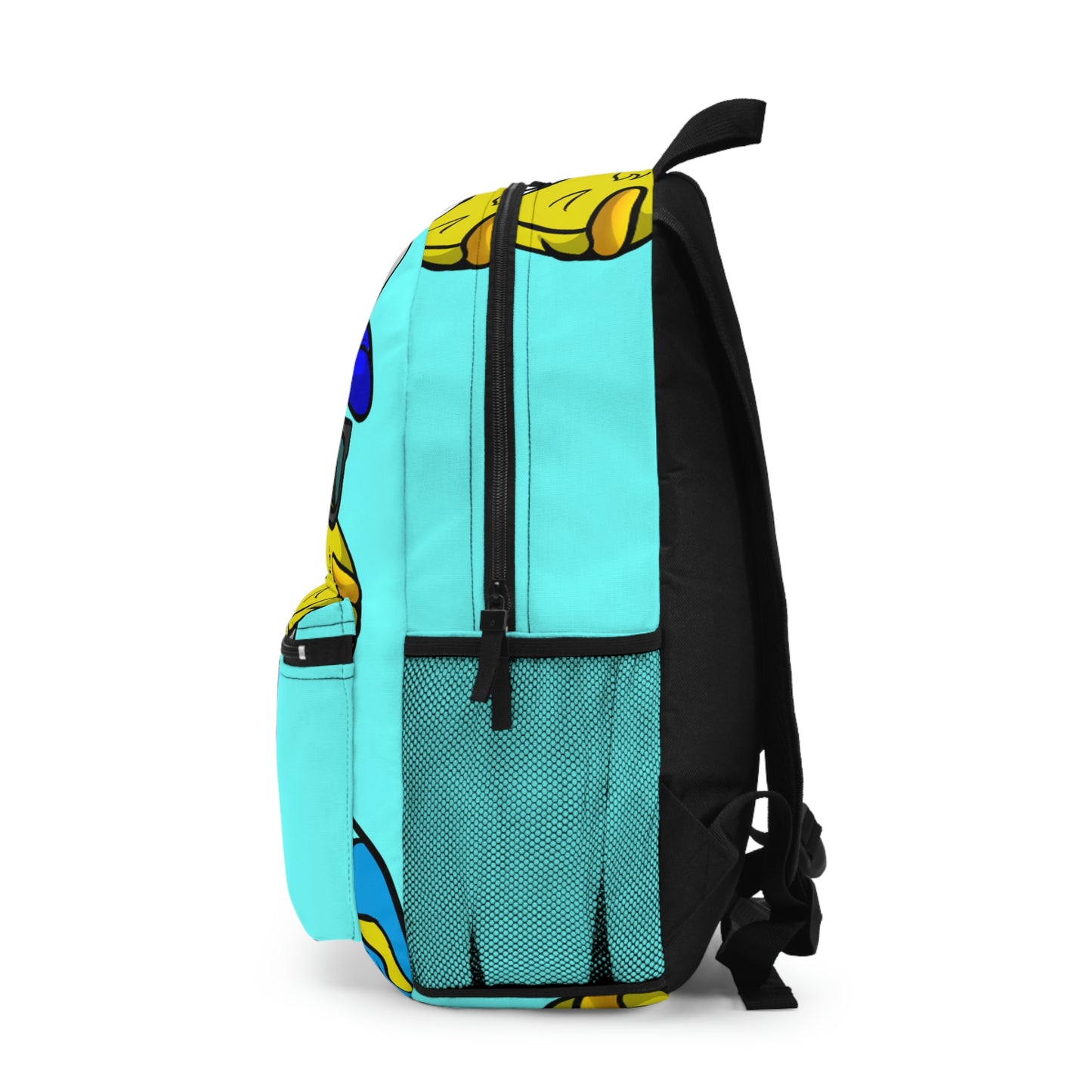 Hombre lobo lobo amarillo Mochila