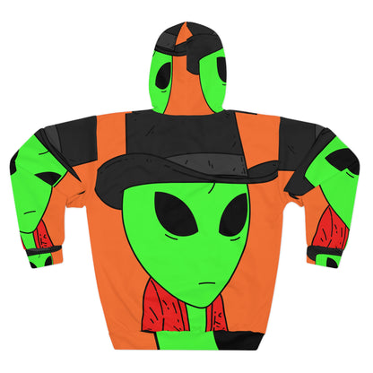 Sexy Robe Alien AOP Unisex Pullover Hoodie