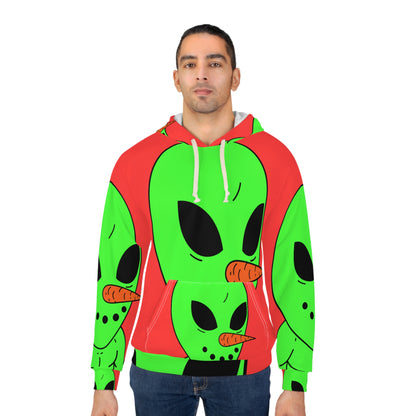 Veggie Visi The Vegetable Visitor AOP Unisex Pullover Hoodie