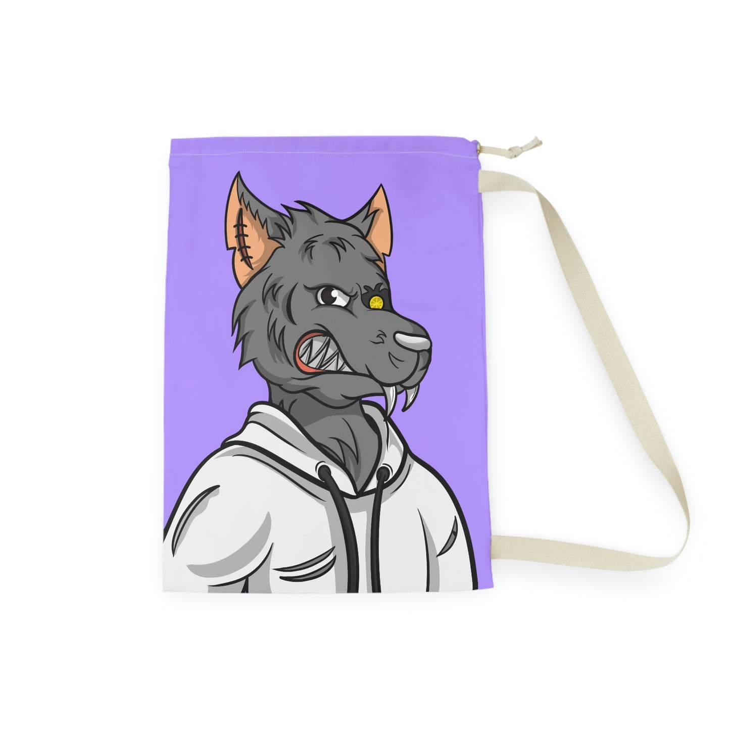 Fit Workout Werewolve Wolf Laundry Bag