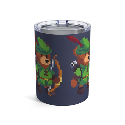 Robin Hood Hat Archer Bear Tumbler 10oz