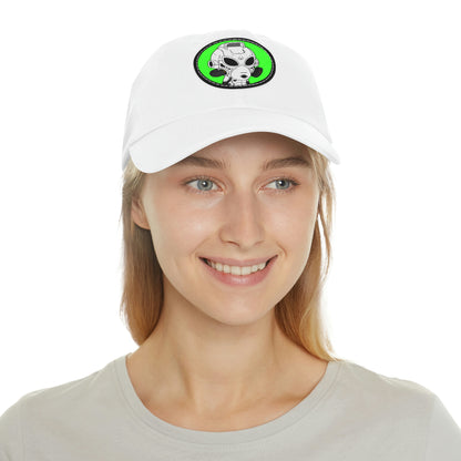 Alien LOL Visitor Dad Hat with Leather Patch (Round)