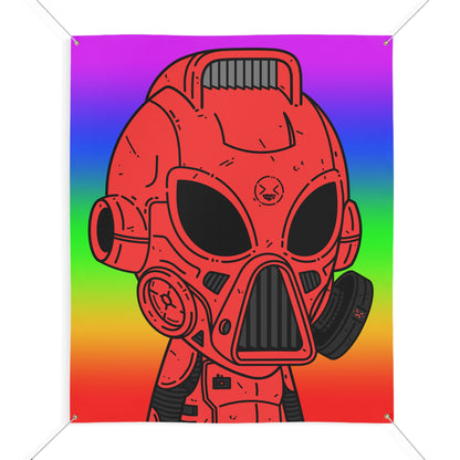 Pride Rainbow Robot Cyborg Alien Matte Banner