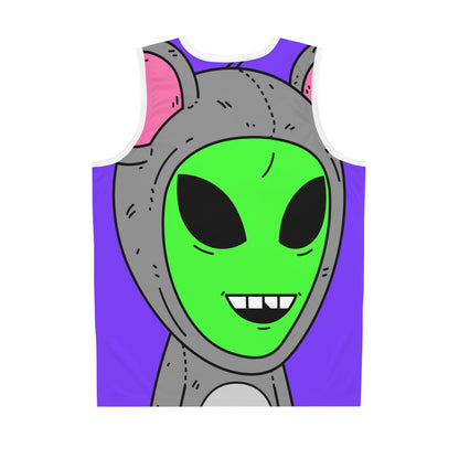 Visitor Mouse Alien Character Basketball Jersey