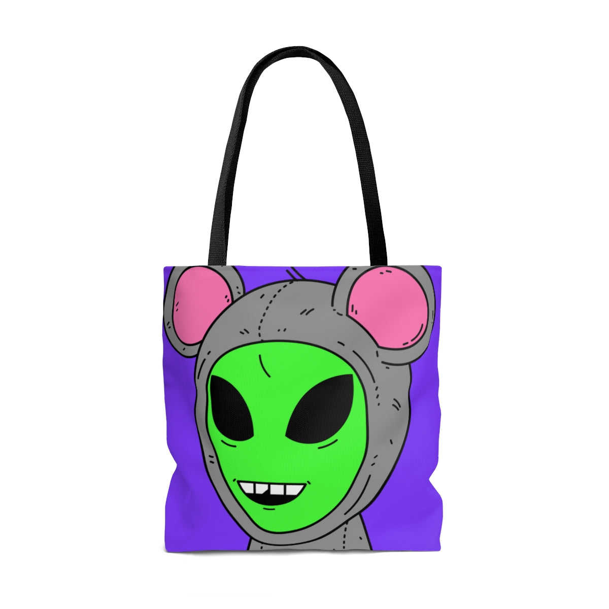 The Visitor Mouse Alien Character AOP Tote Bag