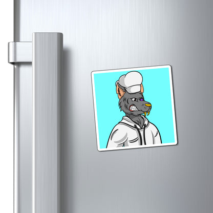 Chief Chef Cook Wolf Werewolve Cyborg Magnets