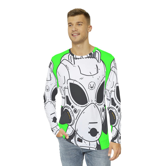 Camisa AOP de manga larga para hombre Alien LOL Visitor 