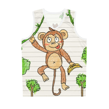 Camiseta de baloncesto Tree Monkey (AOP) 