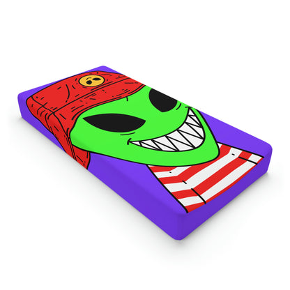 Alien Character Cartoon Big Smile Baby Changing Pad Cover