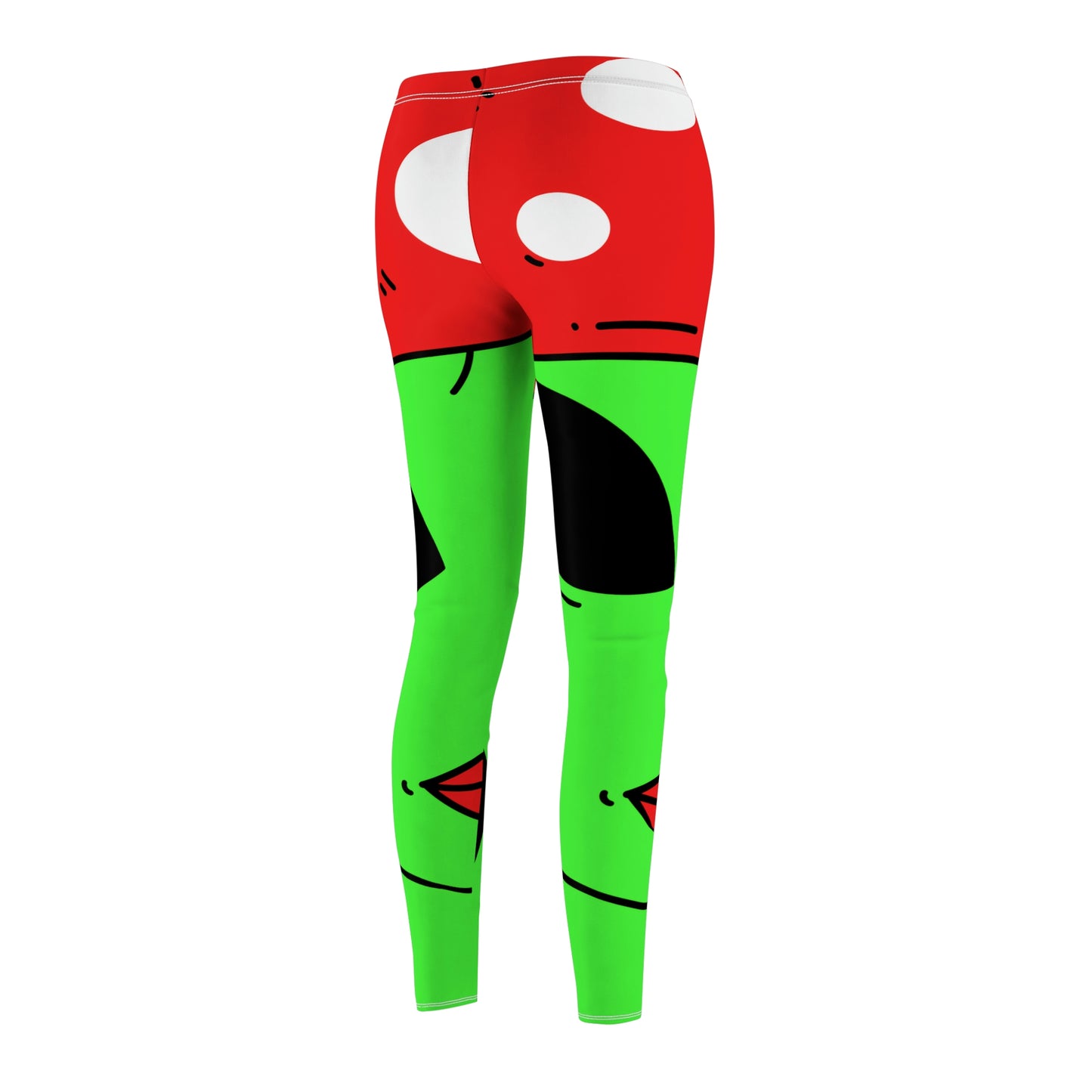 Mushroom Galaxy Alien Star Women's Cut & Sew Casual Leggings