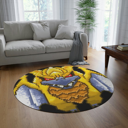 Bat Flying Rat Vampire Gargoyle Round Rug