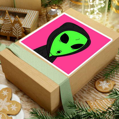 Anonymous Anon Alien Visitor Kiss-Cut Stickers