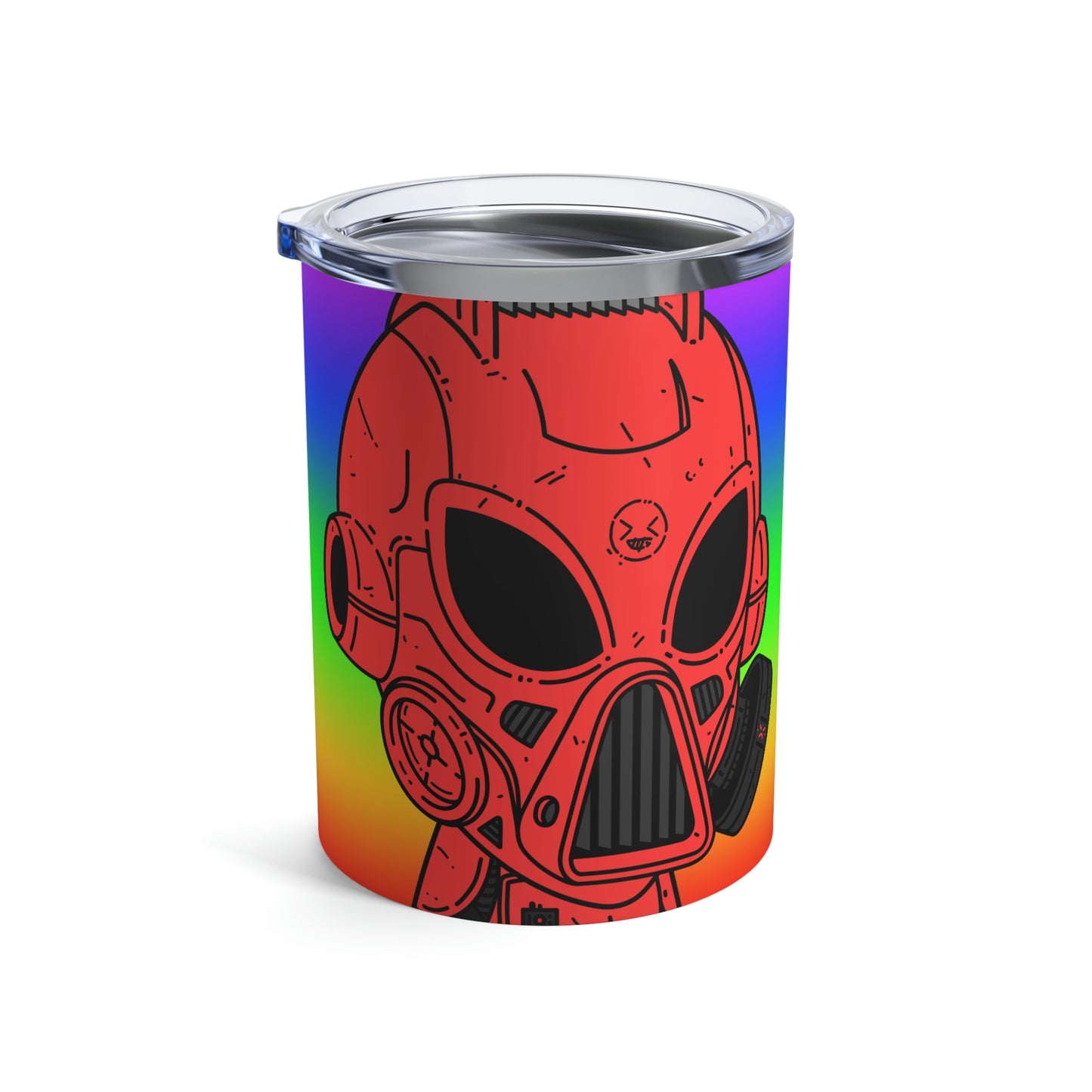 Pride Rainbow Robot Cyborg Alien Vaso 10oz