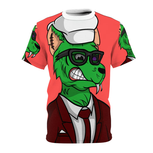 Wolf Chef Pro Cooking Cyborg Unisex AOP Cut & Sew Tee