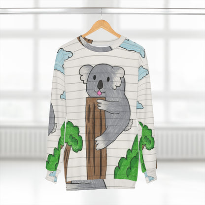 Sudadera unisex Koala Bear Animal Tree Climber AOP 