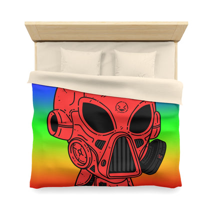 LOL Rainbow Armored Red Future Alien Cyborg Machine Visitante Funda nórdica de microfibra