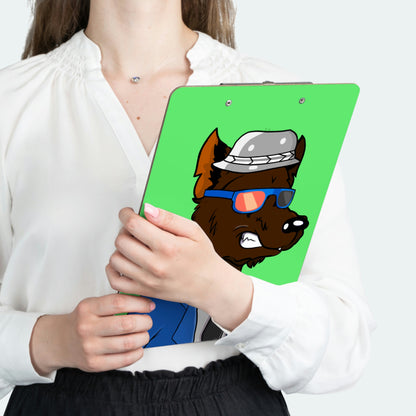 Business Agent Sales Wolf Werewolve Clipboard