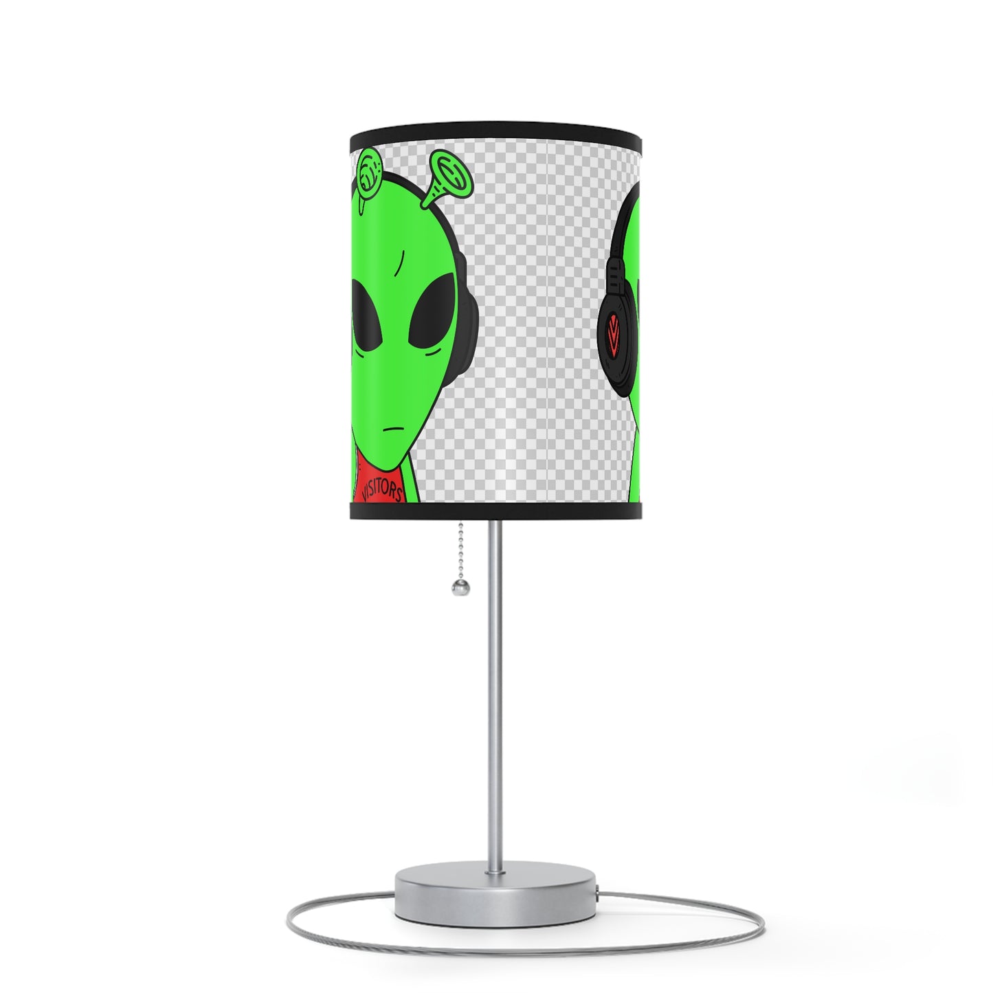 Alien Music Headphone Podcast Character Visitor Lamp on a Stand, US|CA plug