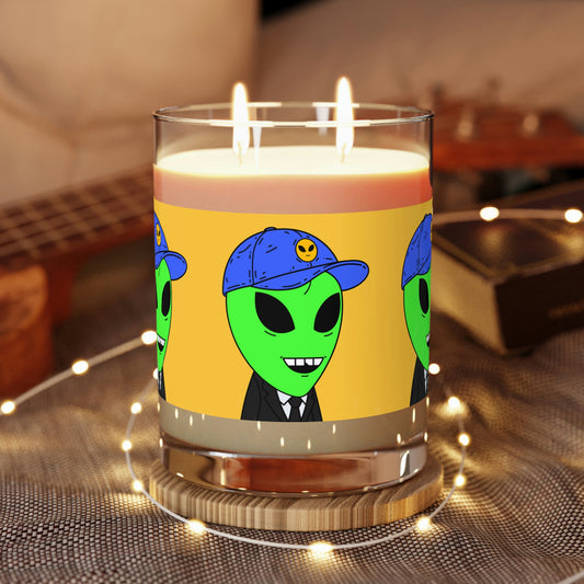 Alien Business Tycoon Visitor Scented Candle - Full Glass, 11oz