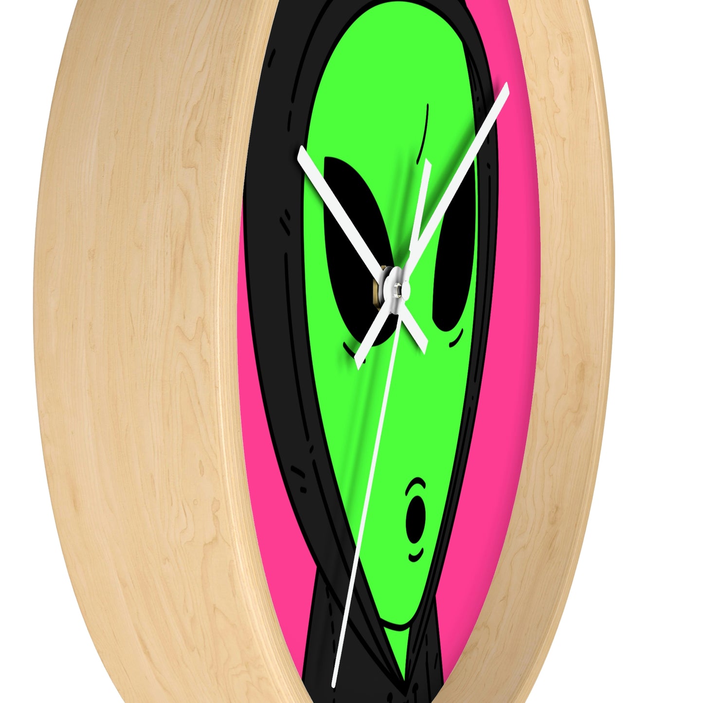 Anonymous Anon Alien Visitor Wall clock