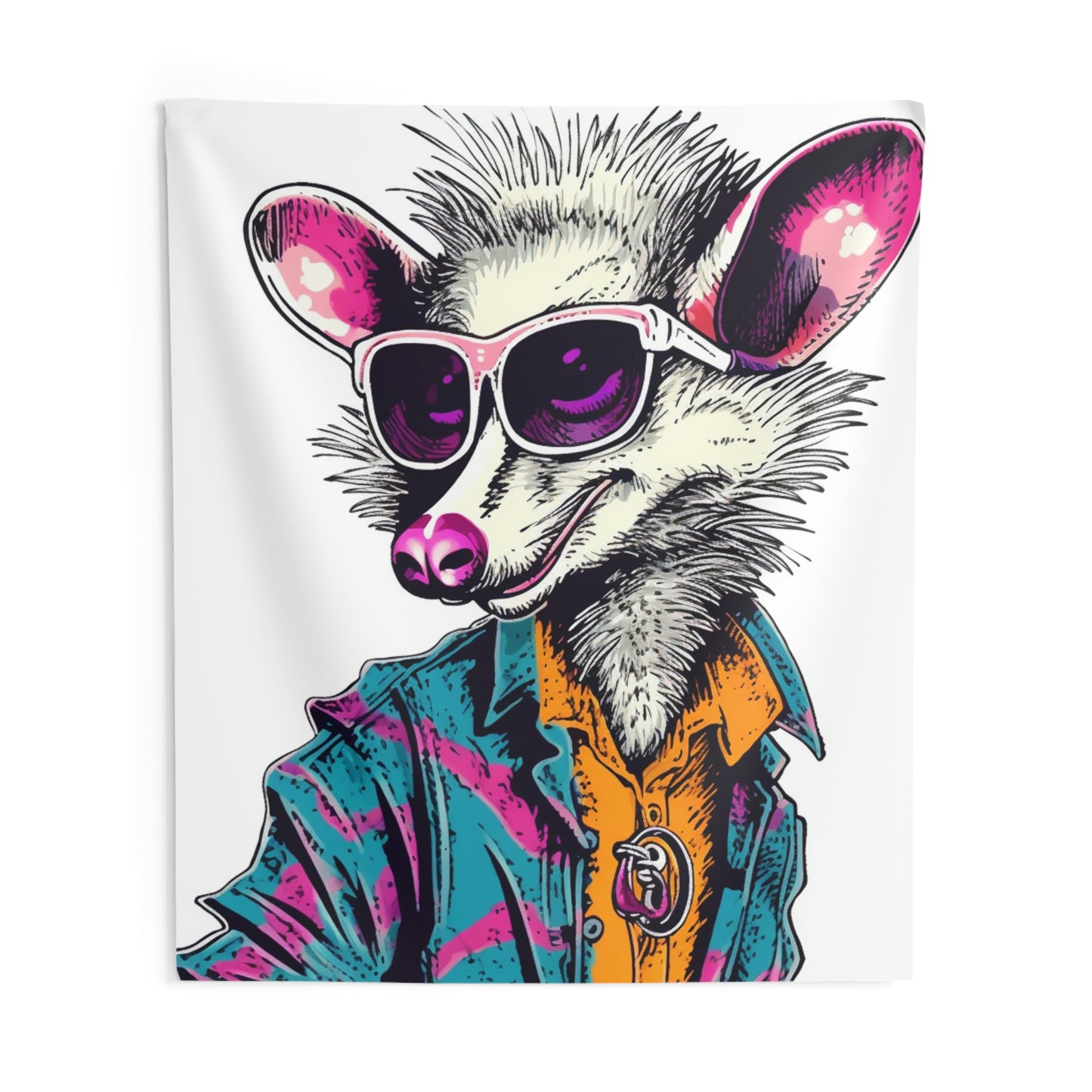 Opossum Artist Fashion Style Indoor Wall Tapestries