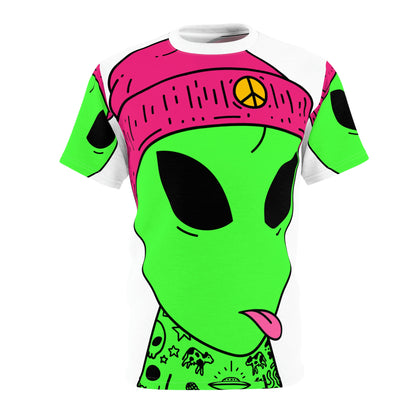 Tattoo Art Alien Tattoist Designer Galactic Visitor Unisex AOP Cut & Sew Tee