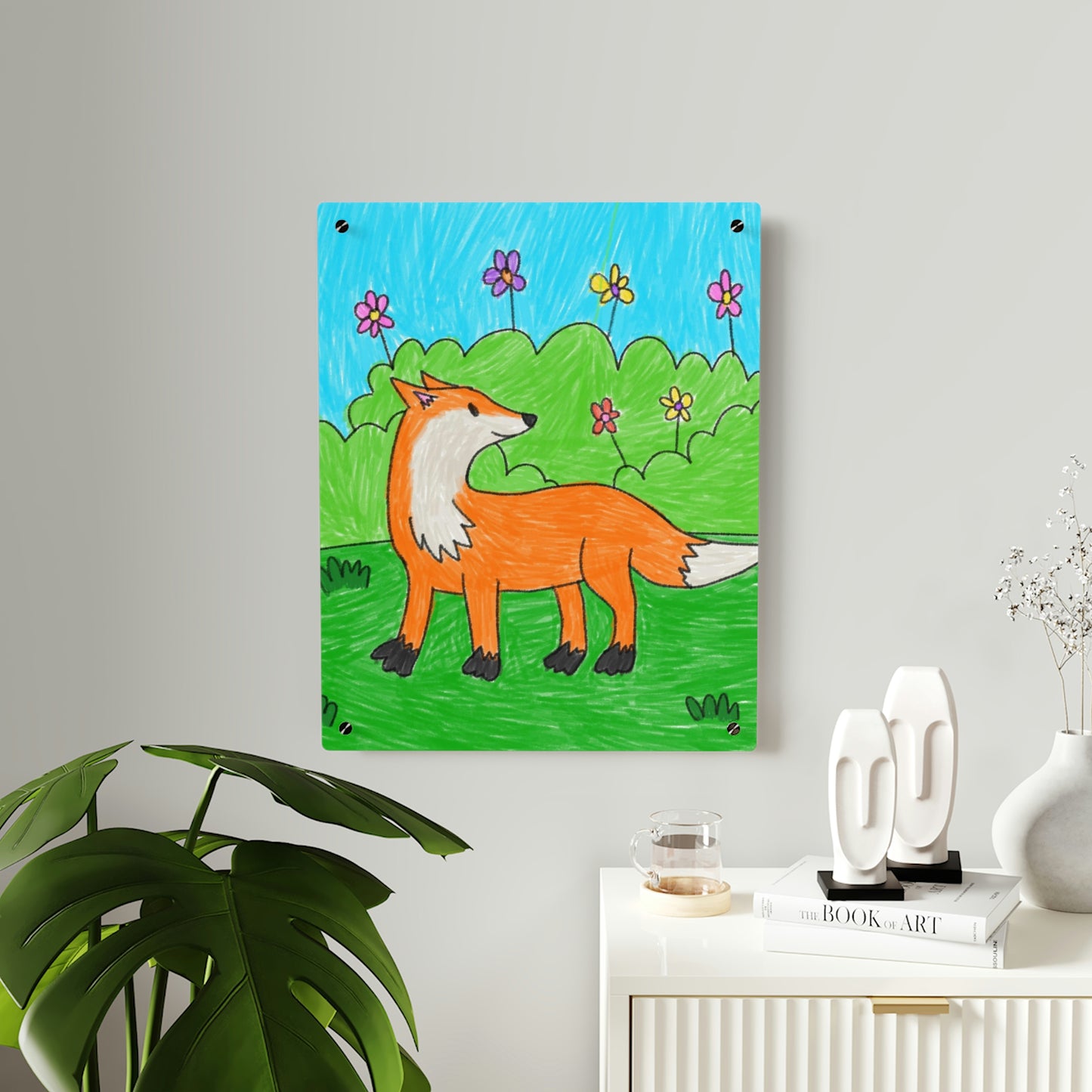 Fox Woodland Animal Foxy Acrylic Wall Art Panels