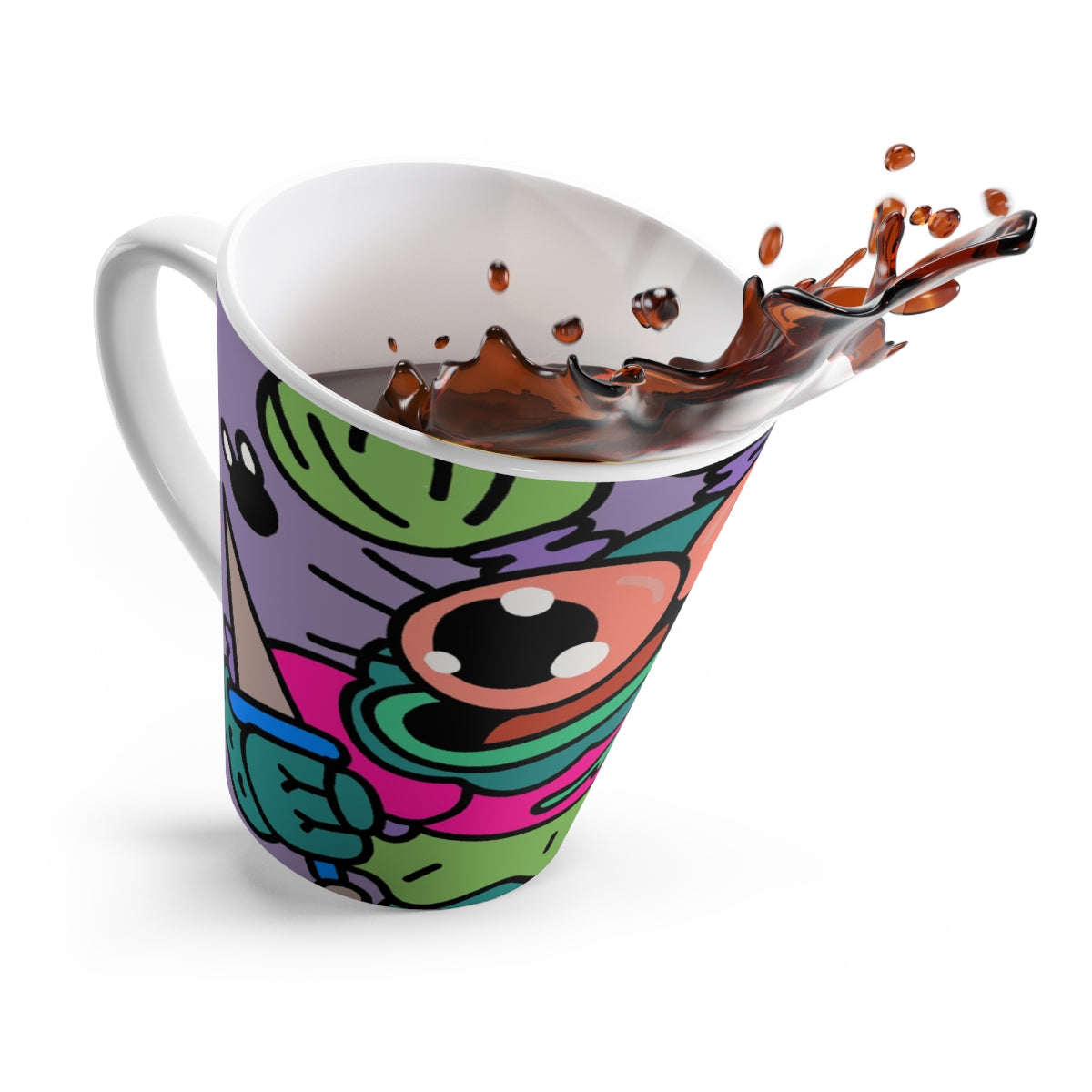 Frog Fly Fantasy Peppe Latte Mug