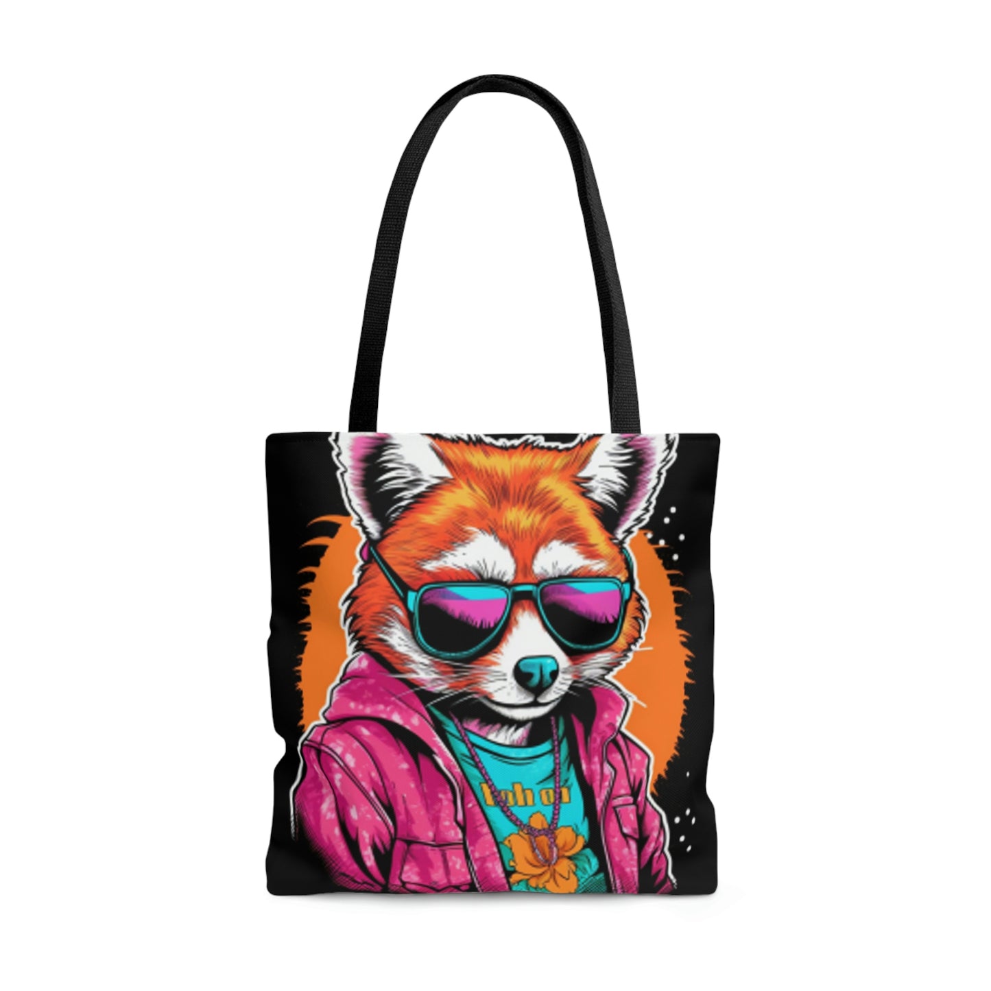 Red Panda Pop Culture Anime Cartoon Graphic Tote Bag (AOP)