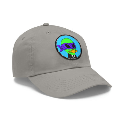 Visitor 751 Alien Dad Hat with Leather Patch (Round)