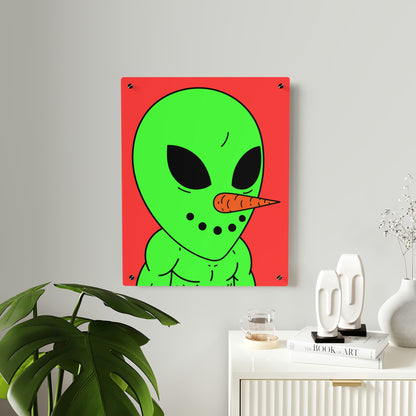 Veggie Visi Alien Vegetable Visitor Acrylic Wall Art Panels