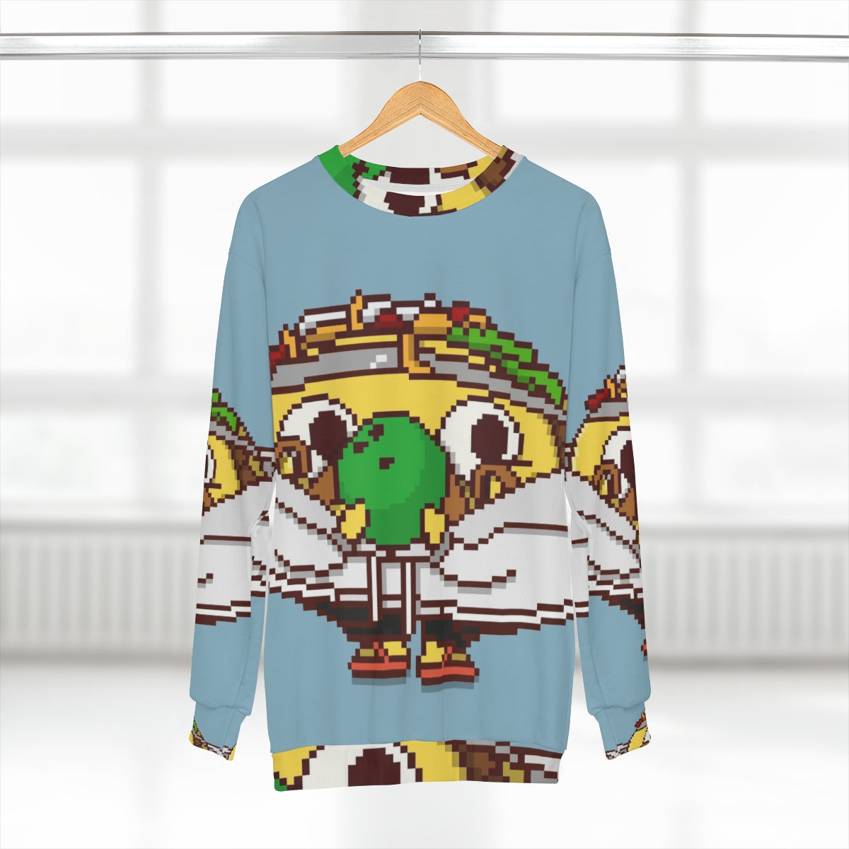 Bowling Champ Perfect Score Taco AOP Sudadera unisex 