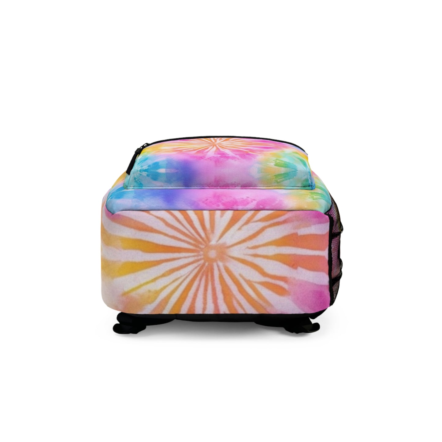 Boho Beach Vibe Pastel Hues Tie-Dye Pattern Design Backpack