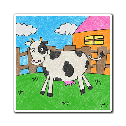 Cow Moo Farm Barn 動物キャラクター マグネット