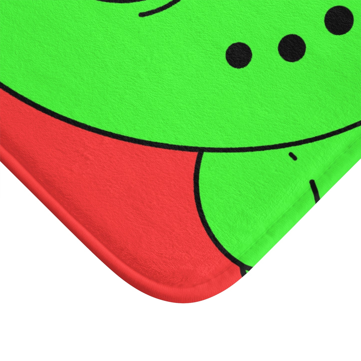 Veggie Visi The Vegetable Visitor Green Alien Bath Mat