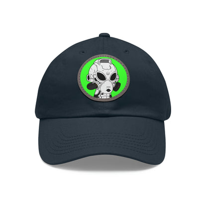 Alien LOL Visitor Dad Hat with Leather Patch (Round)